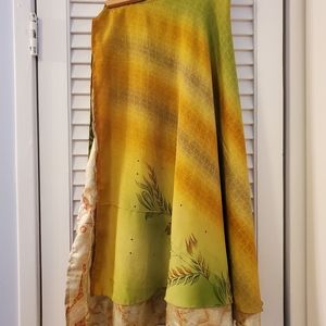 Darn Good Yarn Sari Wrap Skirt